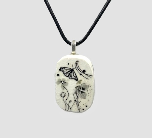 Crazy Flowery Butterfly Necklace