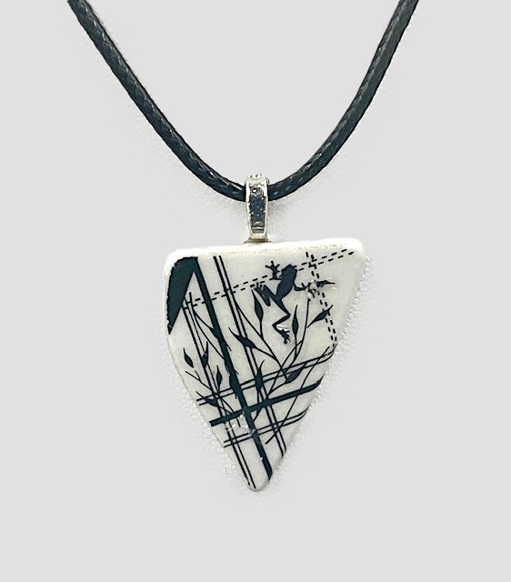 Leafy Itty Bitty Frog Necklace