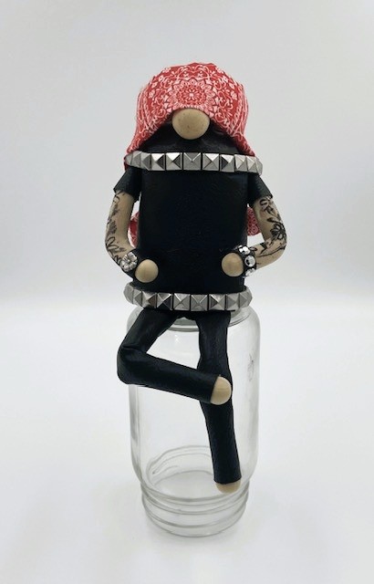 Biker Tattoo Babe Shel sitterGnome