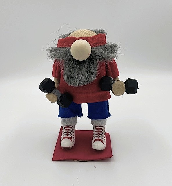 Weight Lifter Man Gnome