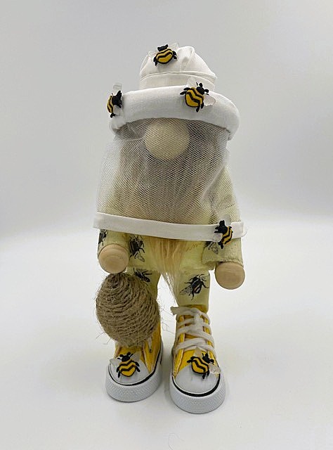 (SOLD) Bee Keeper Gnome