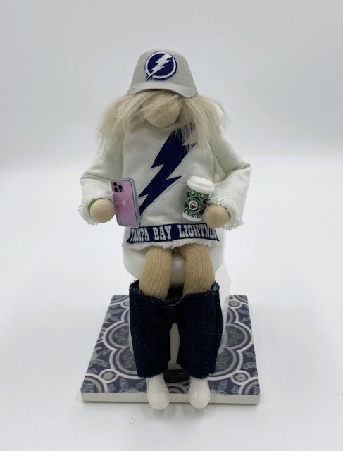 Tampa Lightning Girly Potty Gnome
