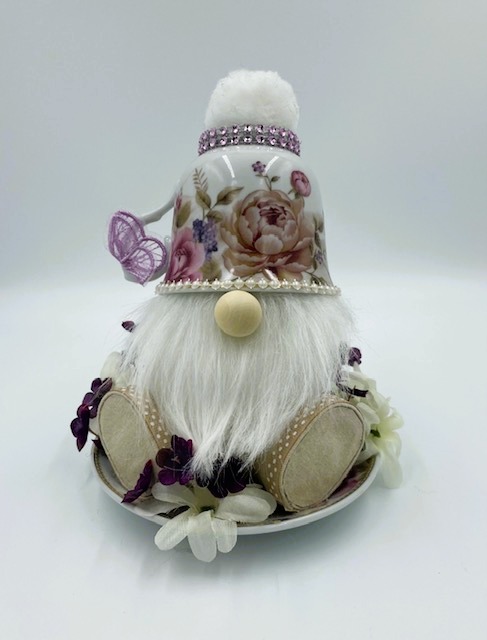 Tea Cup Hat Gnome