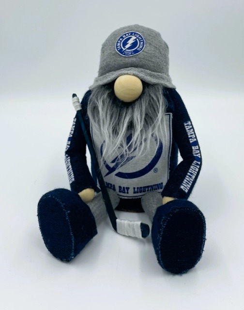 Gray Lightning Hockey Gnome