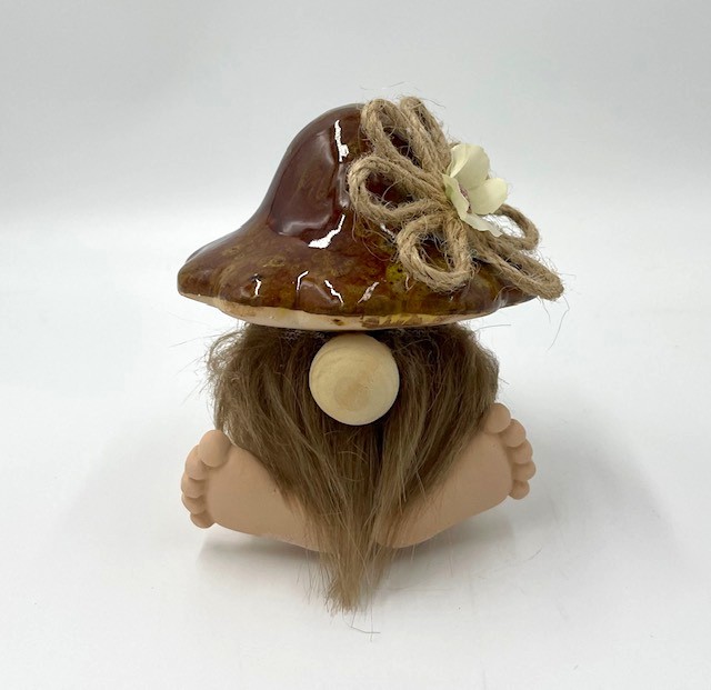 Brown with feet Mushroom Gnome