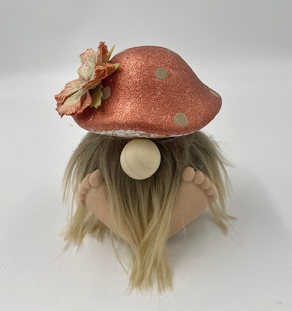 Copper with feet Mushroom Gnome