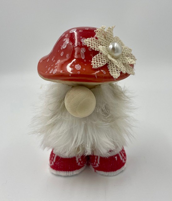 Red Shoes Mushroom Gnome