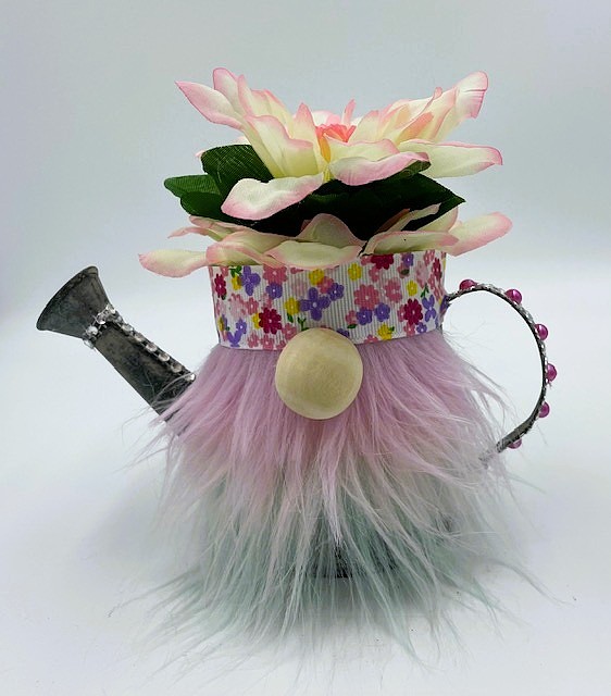 Flower Watering Can Gnome