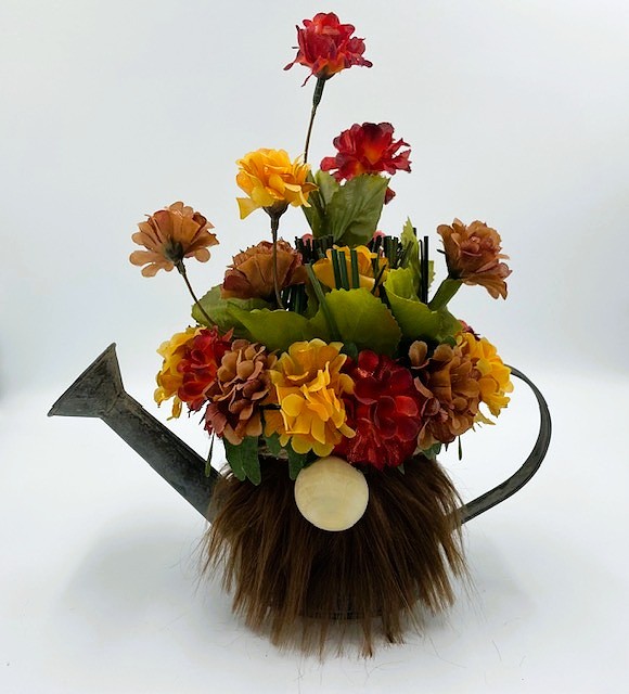 Fall Watering Can Gnome