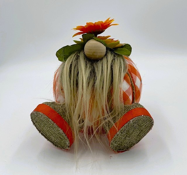 Cute Orange Pumpkin Gnome