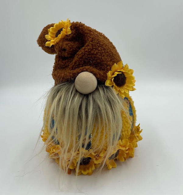 Sunflower Pumpkin Gnome
