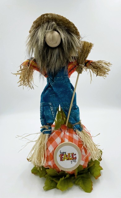 Bluejean Scarecrow Gnome