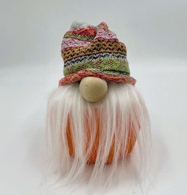 Ceramic Pumpkin Gnome