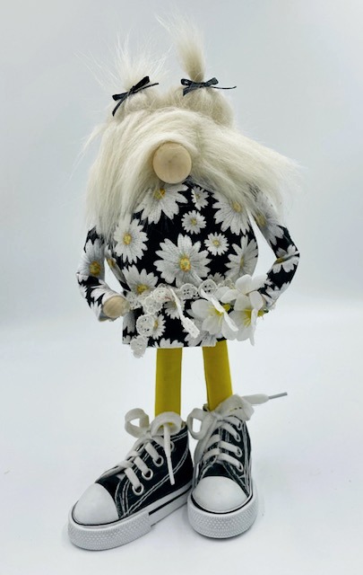 Daisy Pigtail Girly Gnome