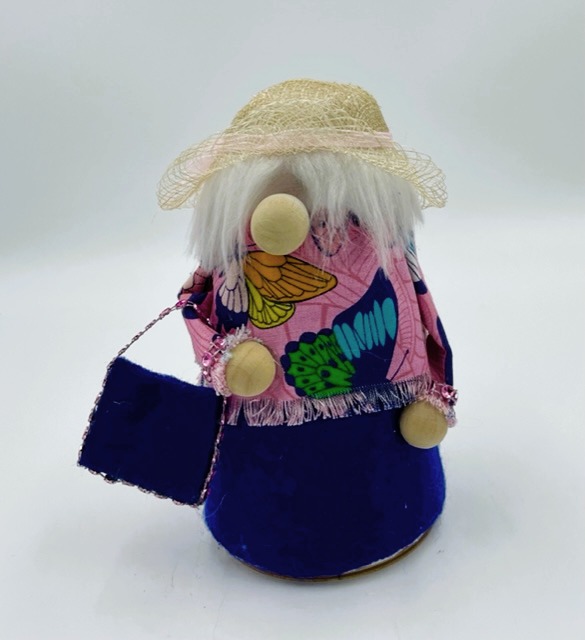 Pretty in Pink Lady Gnome