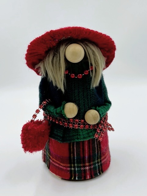 Pretty Holiday Lady Gnome