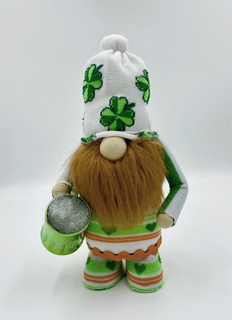 St Patty Beer Drinking Gnome