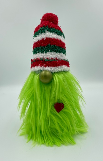 Grinch with Heart Gnome