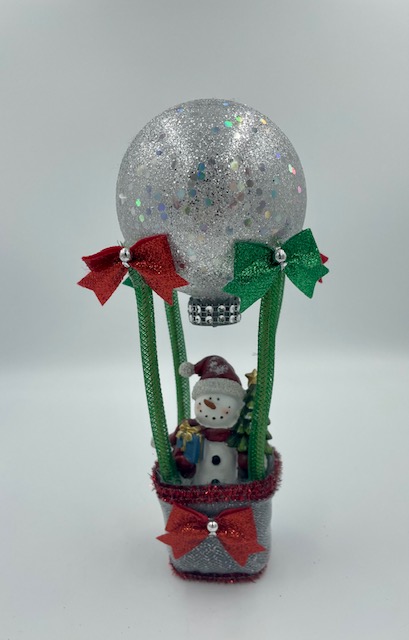 Snowman Gnome Hot Air Balloon