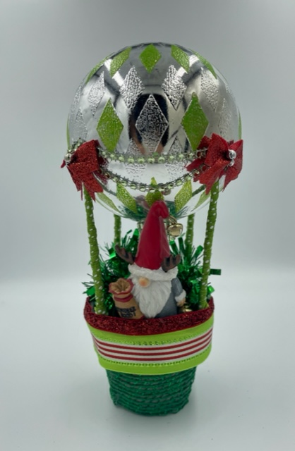 Santa Gnome Hot Air Balloon