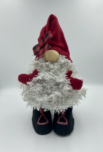 Santa Light Up Tree Gnome