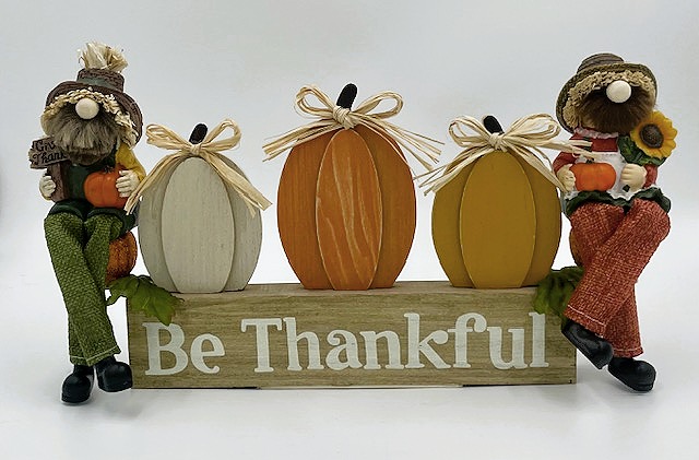 Pumpkin Be Thankful Little Gnomes