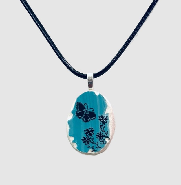 Turquiose Butterfly Necklace