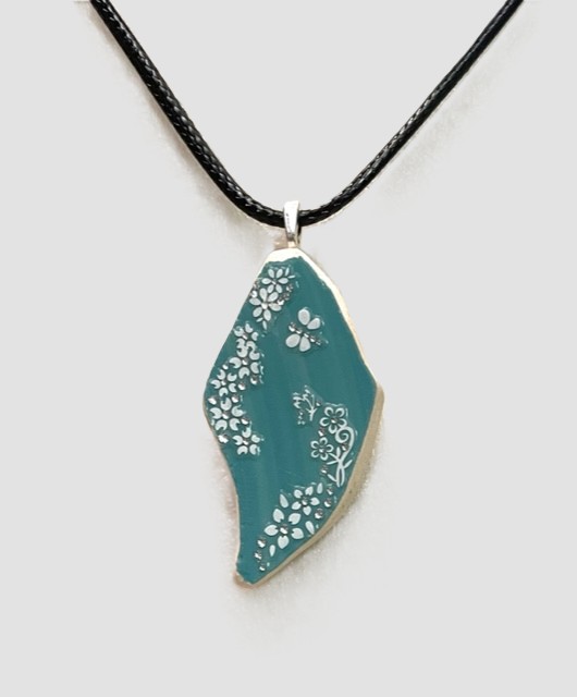 Turquoise Tiny Butterfly Necklace