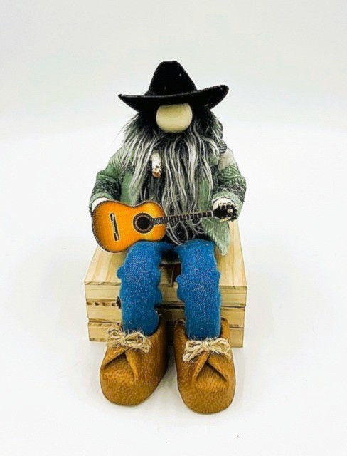 Country Guitar Playing Gnome