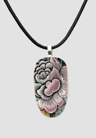 Layered Pink Flower Necklace