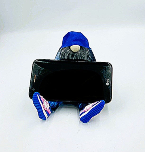 Blue Butterfly Phone Stand Gnome