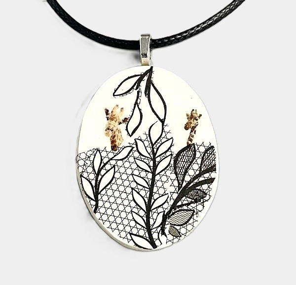 Round Giraffe Necklace