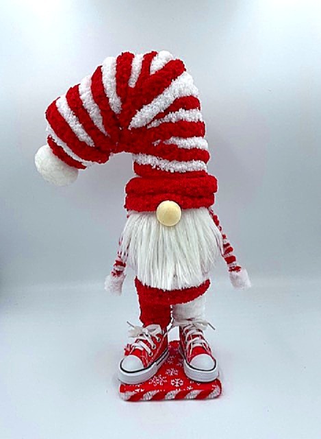 Candy Cane Christmas Gnome