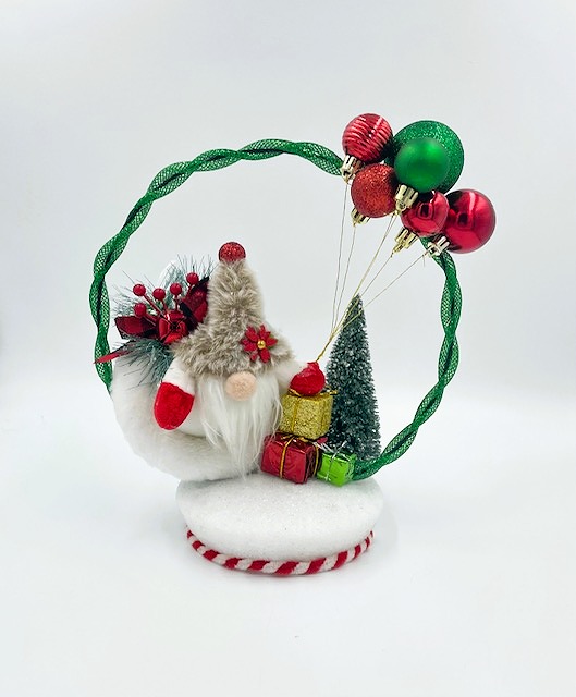 Christmas Gnome Loop with Balloons