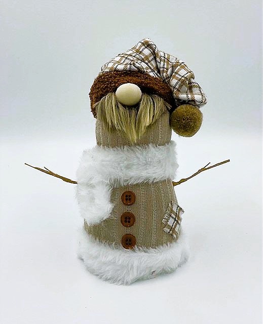 Earthy Snowman Gnome