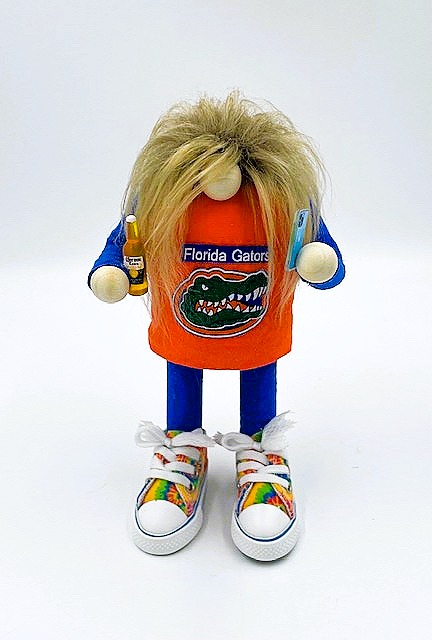Florida Gators Pretty Girl Football Gnome