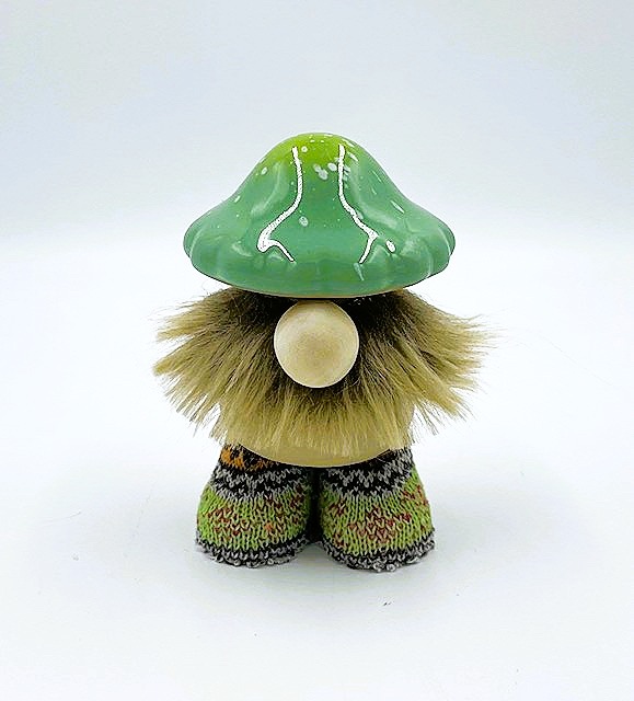 Green Mushroom Gnome