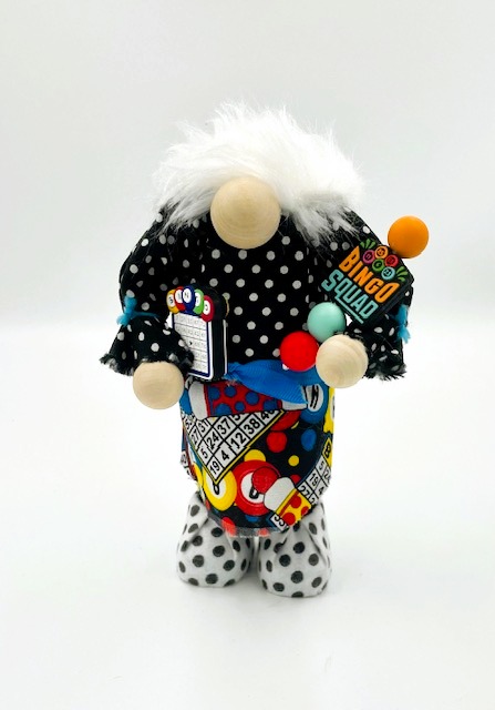 Little Ole Bingo Gal Gnome