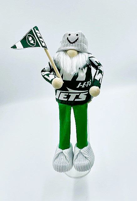 NY Jets Shelf Sitter Football Gnome