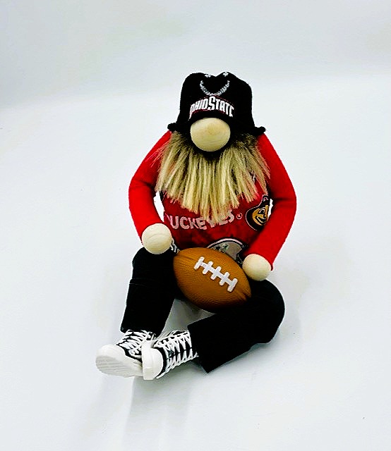 Ohio Buckeye Football Gnome