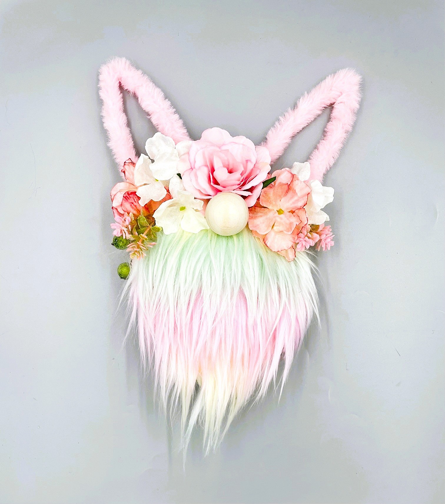 Pastel Hanging Bunny Gnome