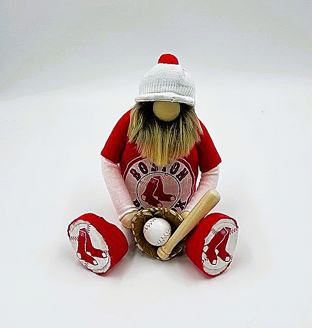 Red Sox Baseball Gnome