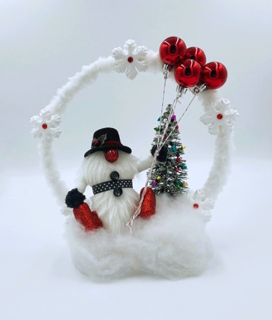 Snowman Loop with Balloons